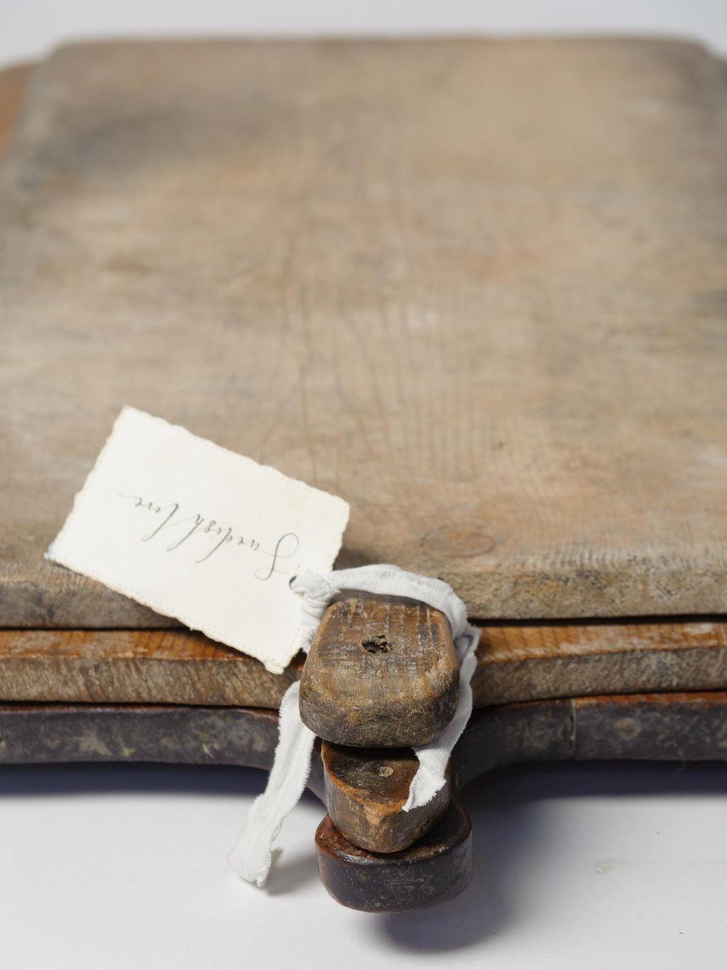 Amazing large antique dough boards