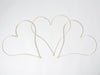 Rustic Metal Open Hearts