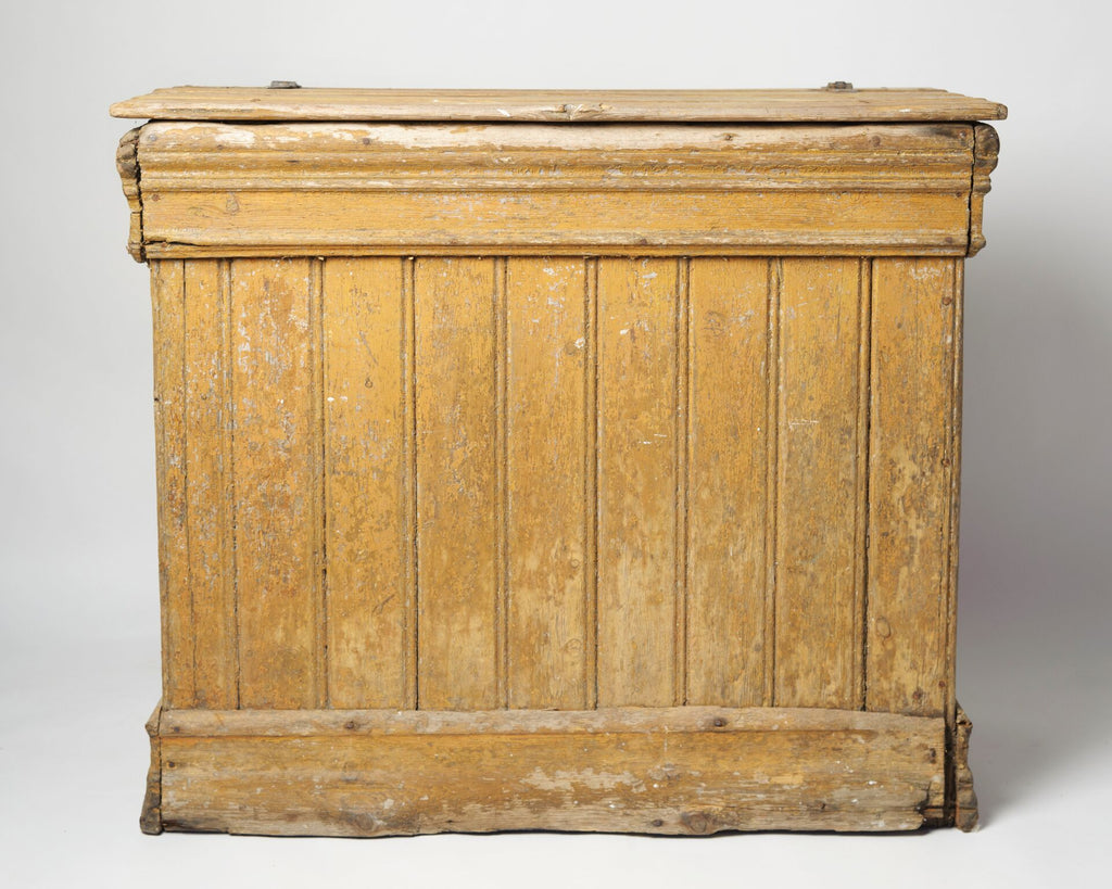 Antique Swedish Log Bin with original Paint