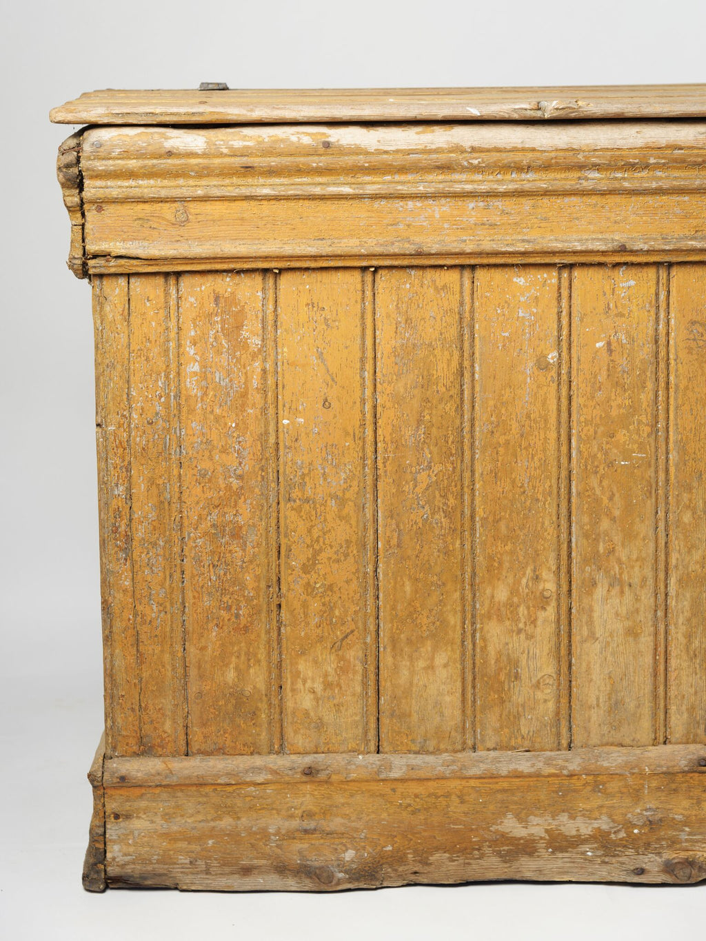 Antique Swedish Log Bin with original Paint