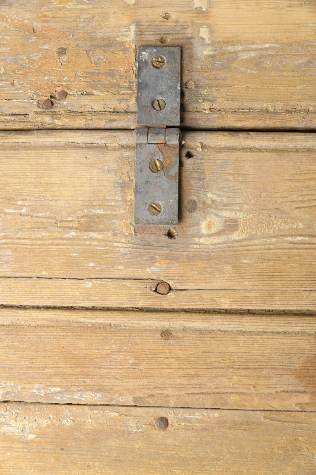 Antique Swedish Log Bin with original Paint