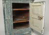 Antique Swedish Dry Scraped Corner Cupboard