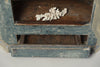 Antique Swedish Dry Scraped Corner Cupboard