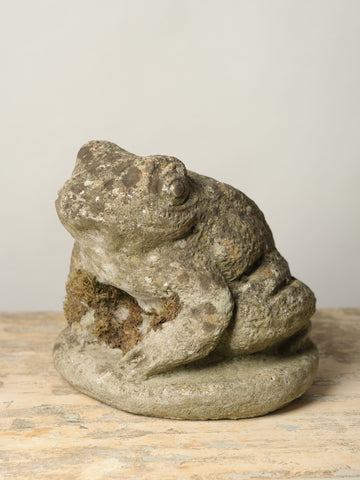 Vintage Stone Garden Toad