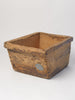 Antique Japanese Wooden Box with metal repair