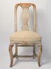 Antique Swedish Rococo Chair with original paint