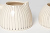 Wonki ware bell shape jugs 500ml in vertical stripes