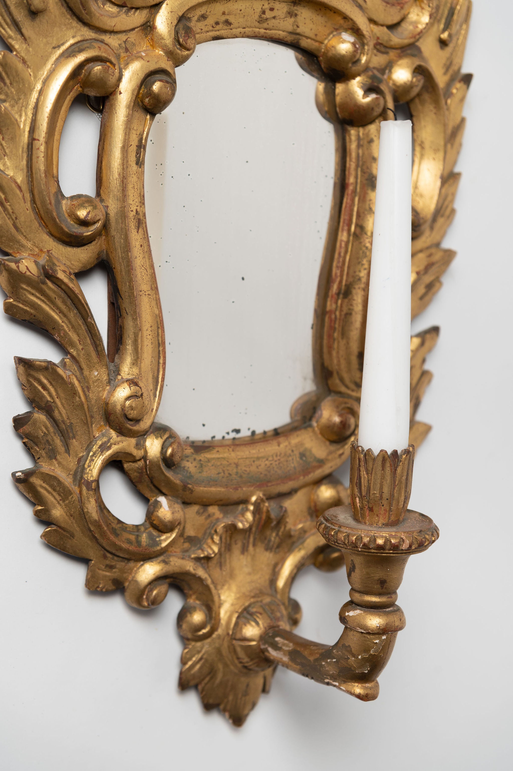 Antique French Gilt Girondelle Mirror