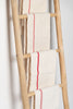 Rustic raw wood ladder