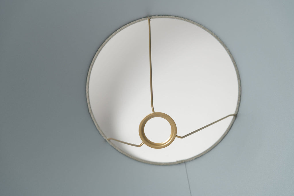 Handmade Dutch Frezoli lampshade in soft touch cotton 65cm