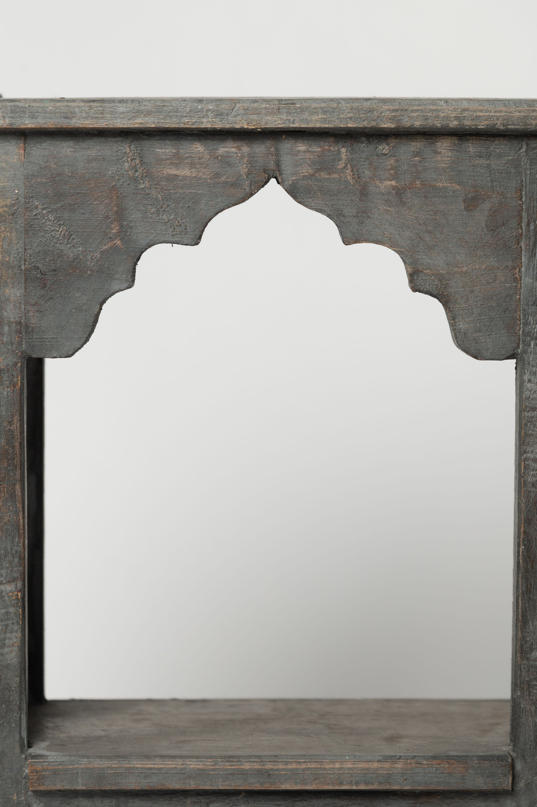 Hand crafted Indian wall shelf display unit