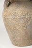 Huge Textured Jar Table Lamp with beige linen shade