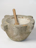 Antique French Marble Mortar and Pestle
