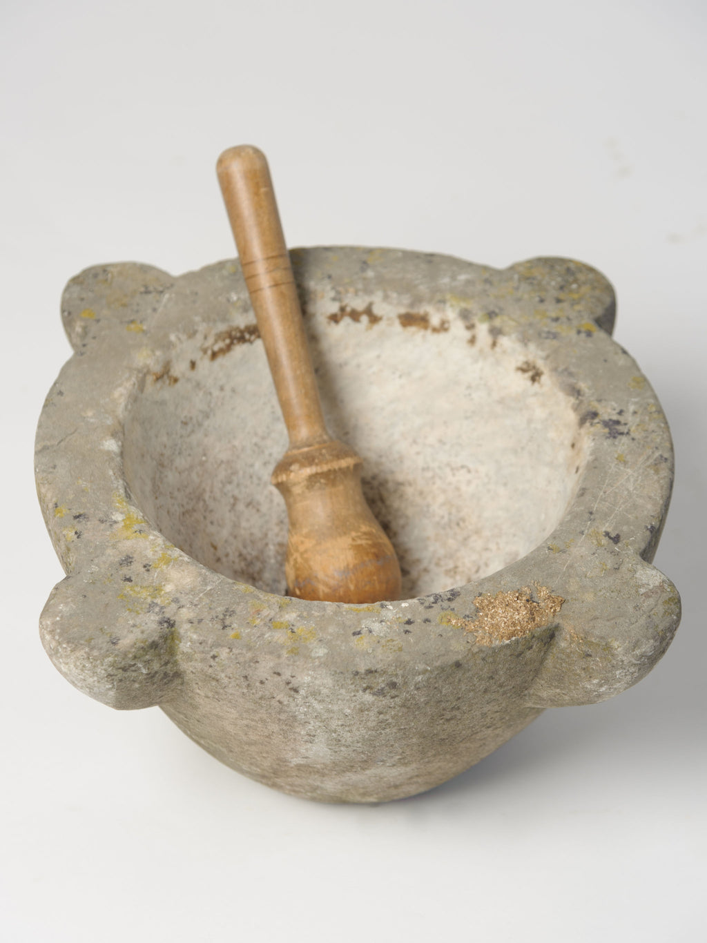 Antique French Marble Mortar and Pestle