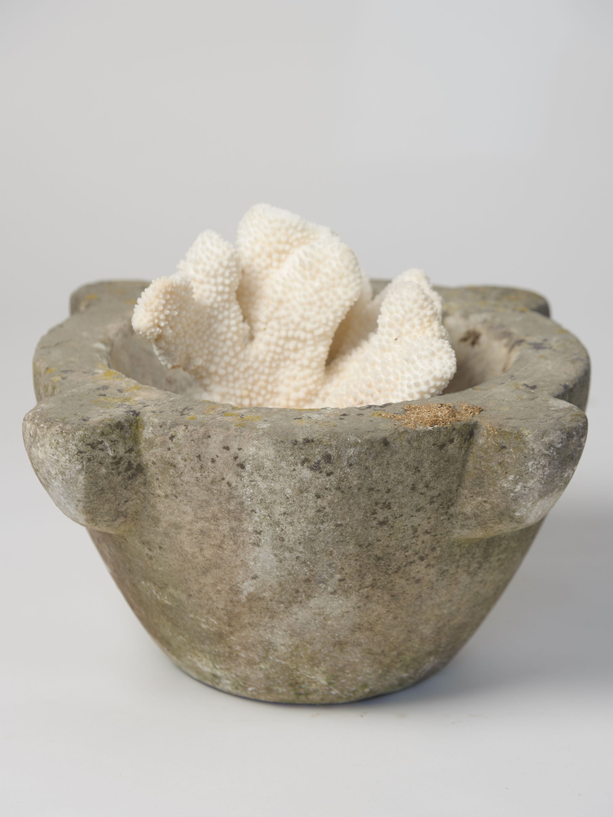 Antique French Marble Mortar and Pestle