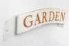 Handcrafted Metal Garden Sign