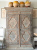 Antique Swedish Baroque Dry scraped Cupboard
