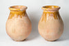 Incredible rare pair antique French Biot jarres, stamped