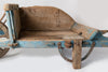 Antique 19th Century French Wheel barrow with original paint