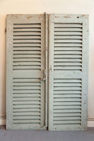 Pair Antique 19th Century French Shutters - Decorative Antiques UK  - 1