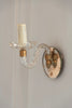 Vintage French Mirrored and Venetian glass Wall light Sconces - Decorative Antiques UK  - 3