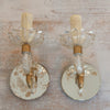 Vintage French Mirrored and Venetian glass Wall light Sconces - Decorative Antiques UK  - 2