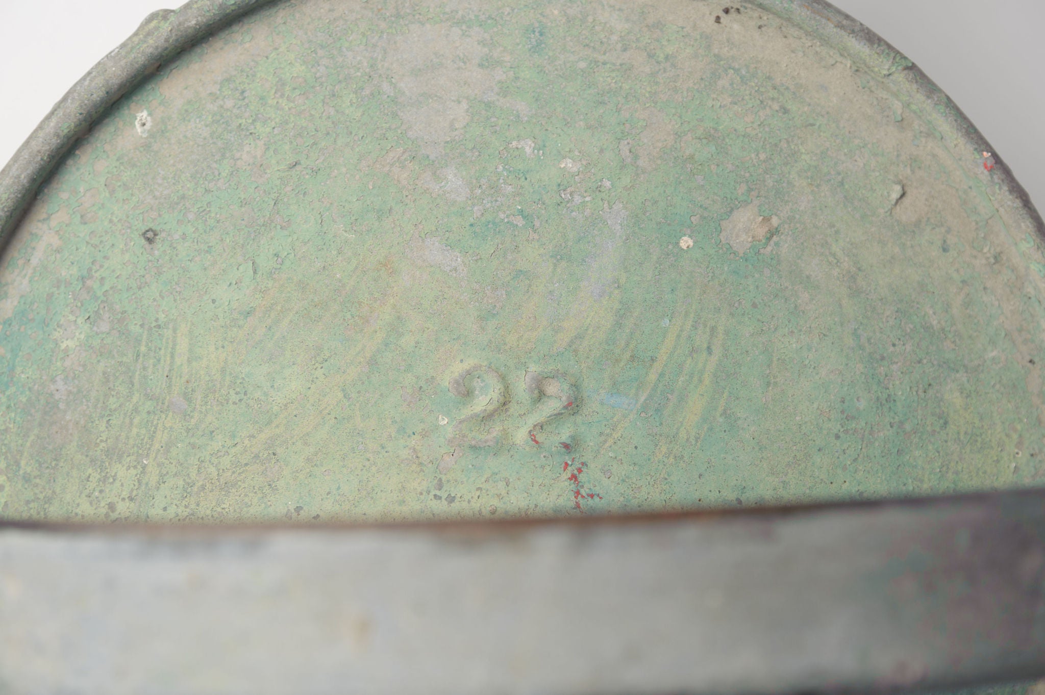 Antique French Green Watering Can