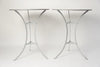 Beautiful French Zinc Topped Bistro Tables