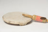 Antique Indian Marble Chapati Board and Wooden Rolling Pin