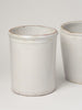 Antique Italian White Confit Pots