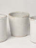 Antique Italian White Confit Pots