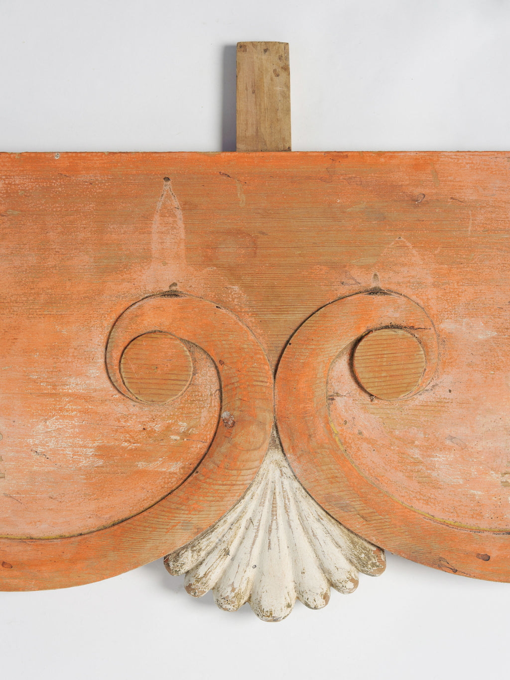 Antique Swedish Pediment with original paint