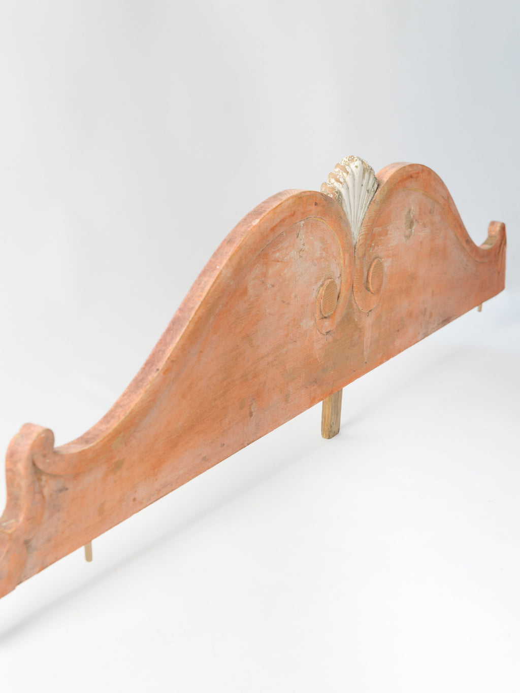 Antique Swedish Pediment with original paint