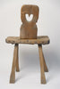 Antique 18th Century Swedish Folk Art Chair from Allmoge
