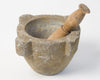 Antique French Marble Stone Mortar and Pestle