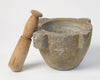 Antique French Marble Stone Mortar and Pestle