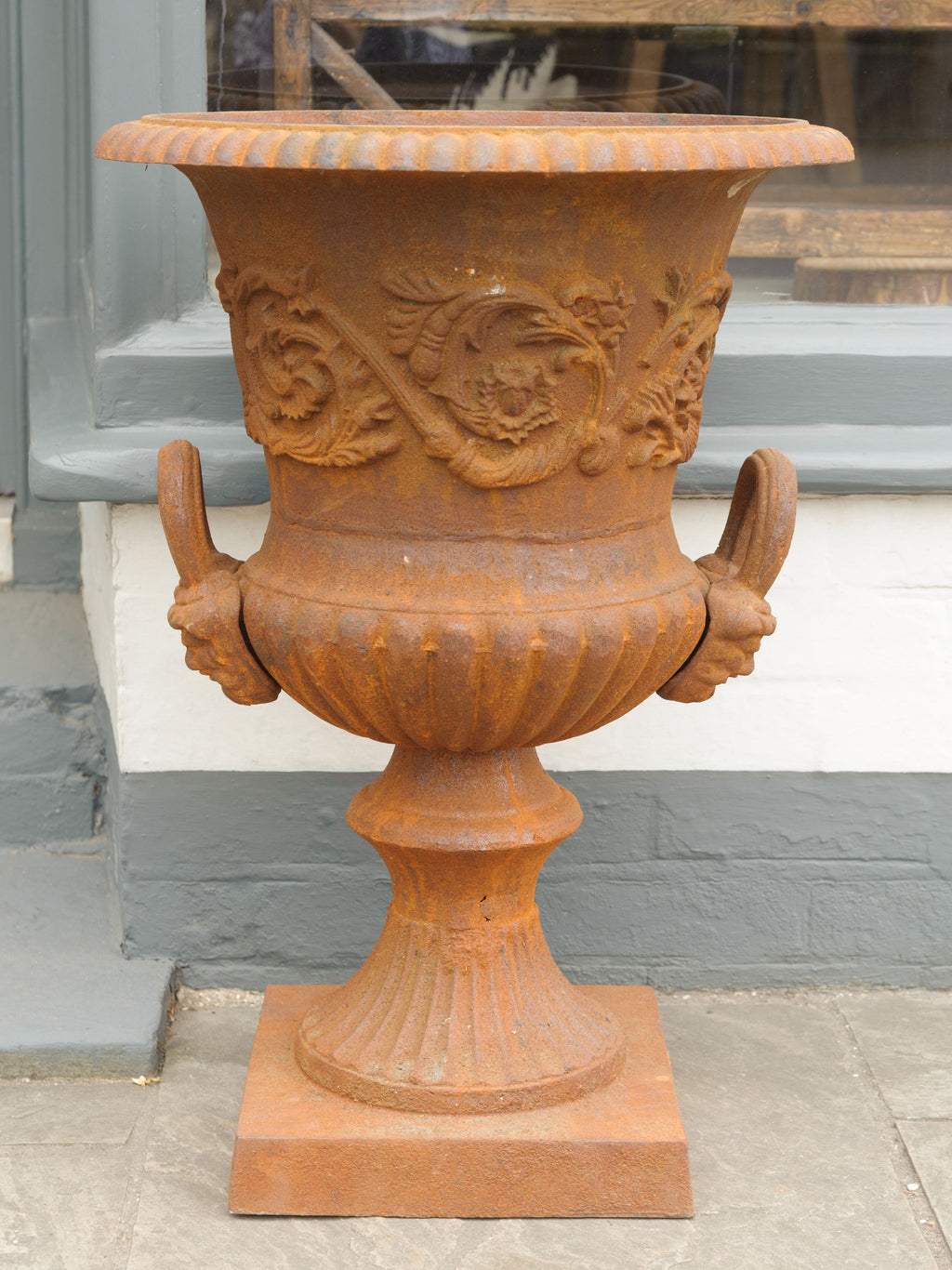 Amazing Antique Style Decorative Cast Iron Urns