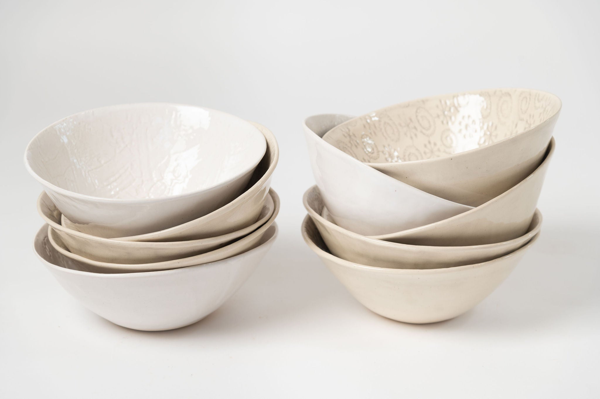 Wonki ware Pasta/Noodle bowls