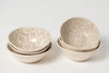 Wonki ware Ramekin pots in Warm grey pattern