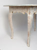 Antique 18th Century Swedish Rococo Table, dry scraped