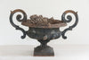 Antique French Cast iron Black Jardiniere - Decorative Antiques UK  - 2