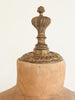 Antique French Silk Covered Stockman with Bronze Crown Finial (Rare) - Decorative Antiques UK  - 5