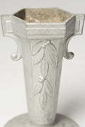 Vintage French Metal Cast Vases