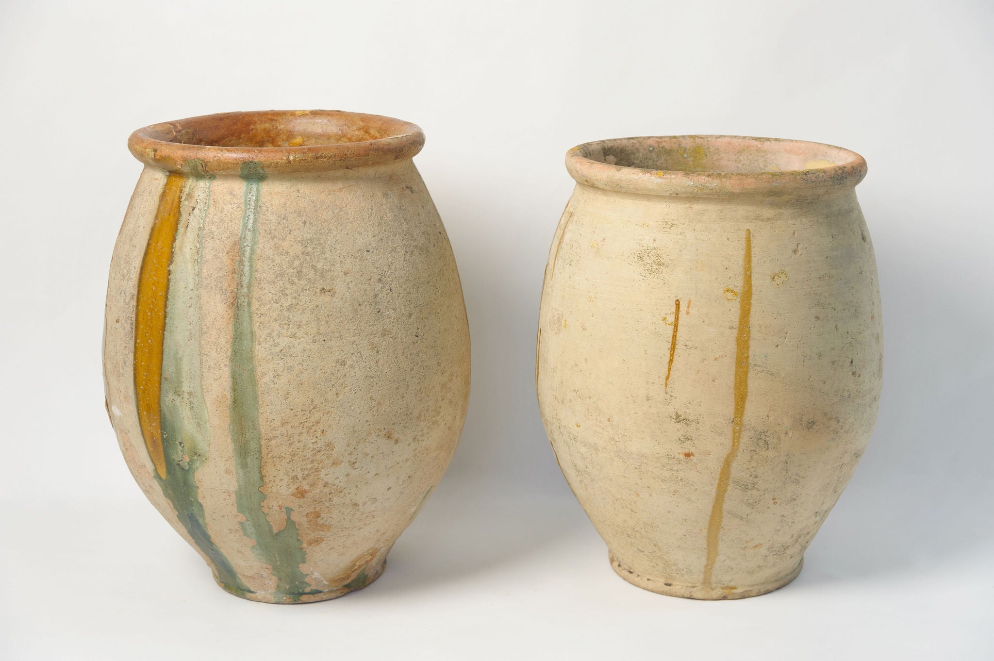 Gorgeous Antique French Provencal Biot Jars/Jarres
