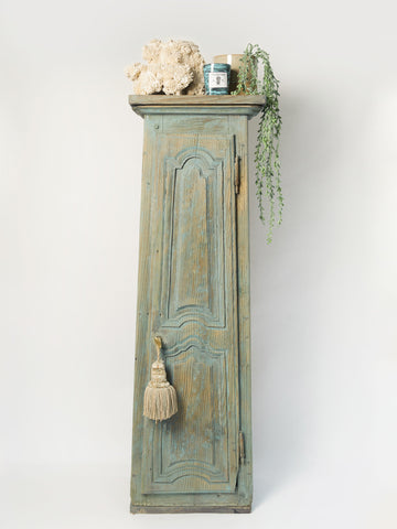 Antique 19th Century French Painted Tall Cupboard