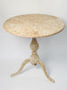 Antique Swedish Round Tilt Top Table