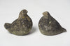 Cute Pair Vintage Stone Doves