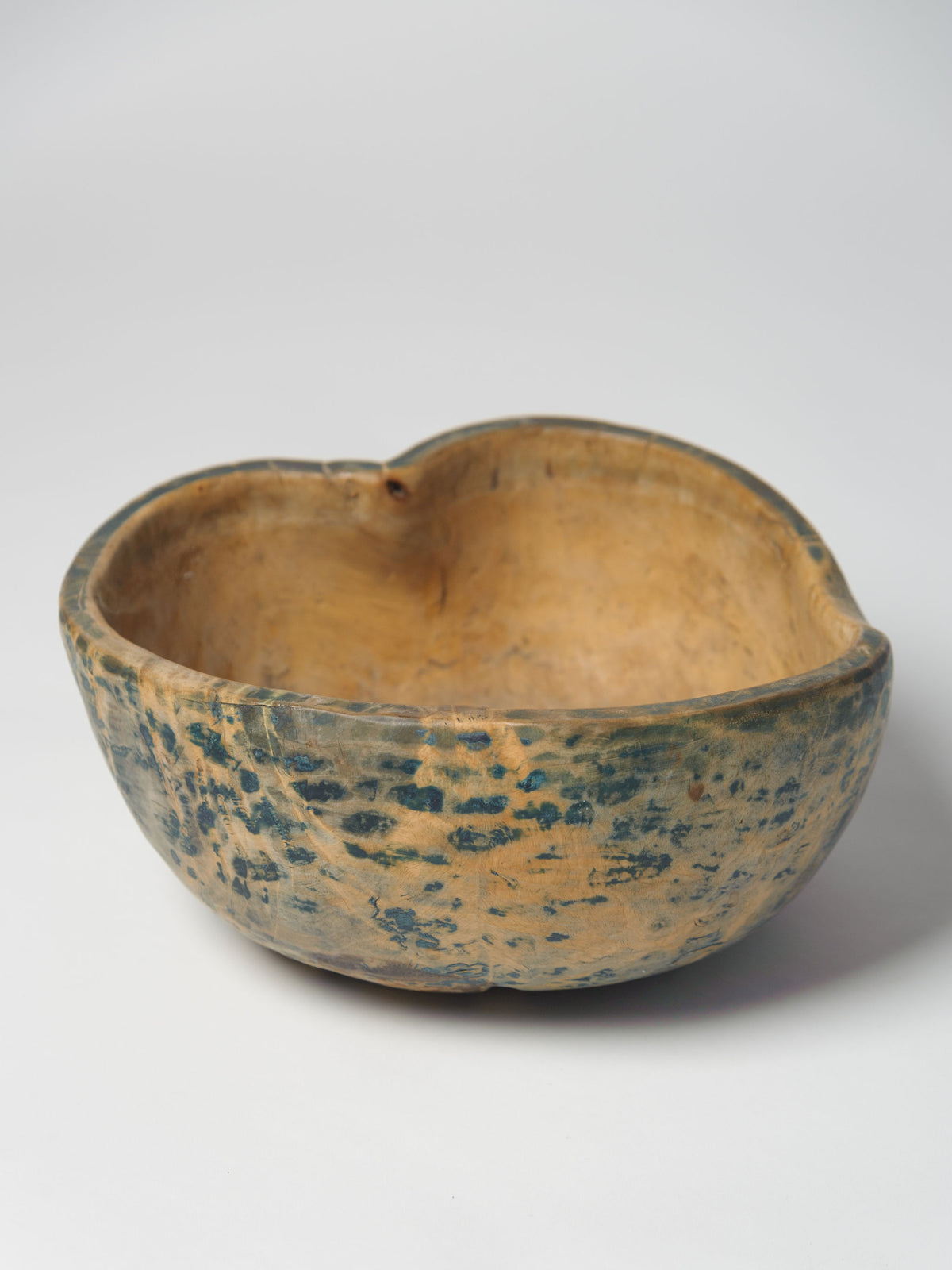Antique Swedish Root Bowl with original paint