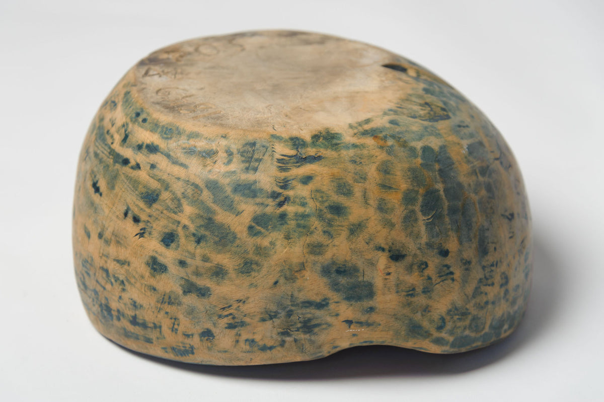 Antique Swedish Root Bowl with original paint