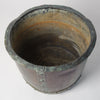 Antique French Copper Log bin/planter with rivets